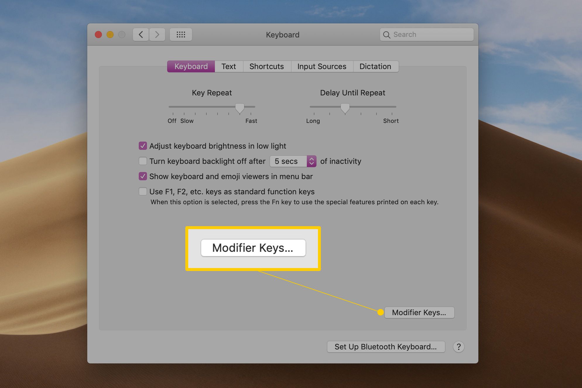 set windows keyboard for mac